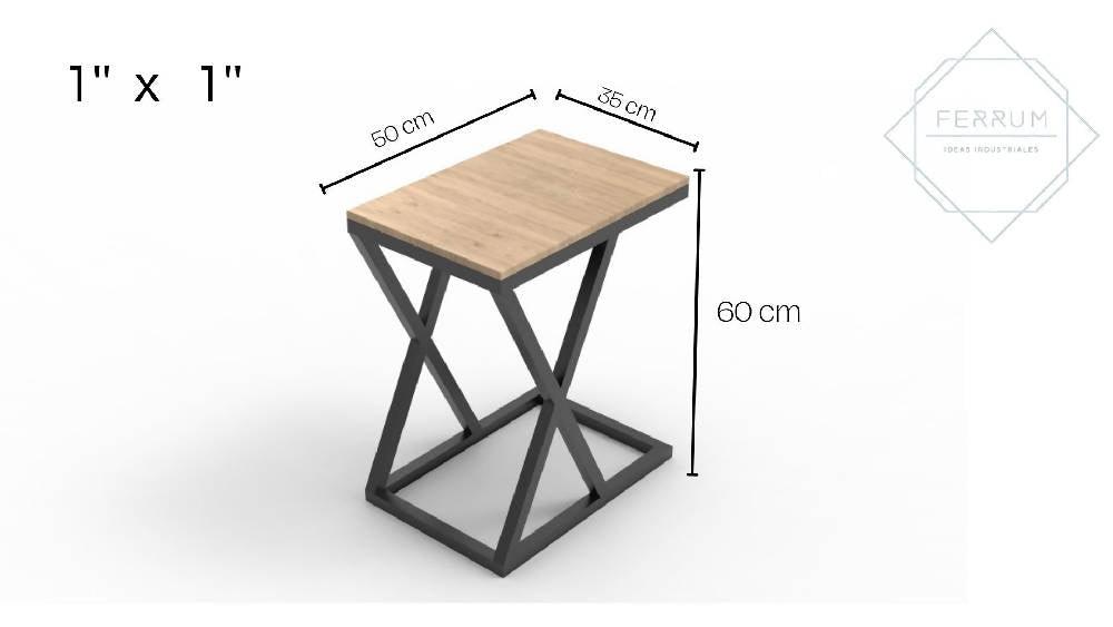 Mesa Auxiliar Capa Oscura - VIRTUAL MUEBLES