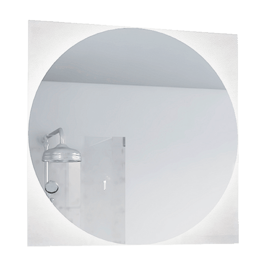 Espejo Cuadrado Salerno color Gris para Sala o Baño.