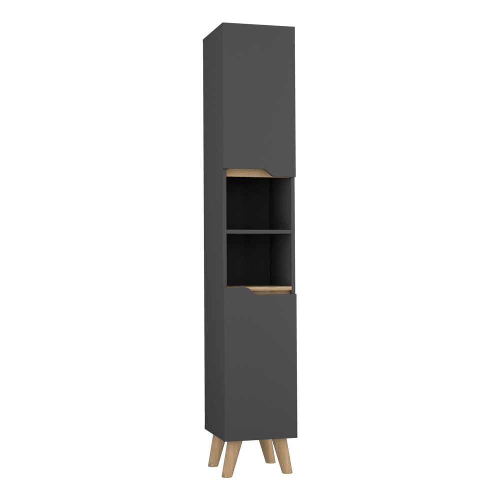 Combo para Baño, Vicent, Incluye Gabinete y Estanteria de Baño - VIRTUAL MUEBLES