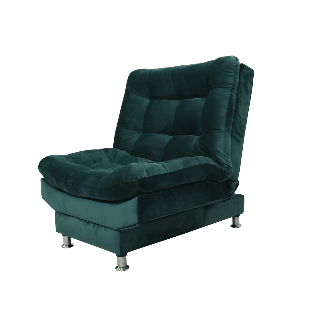 Sala moltochic verde poliéster - VIRTUAL MUEBLES