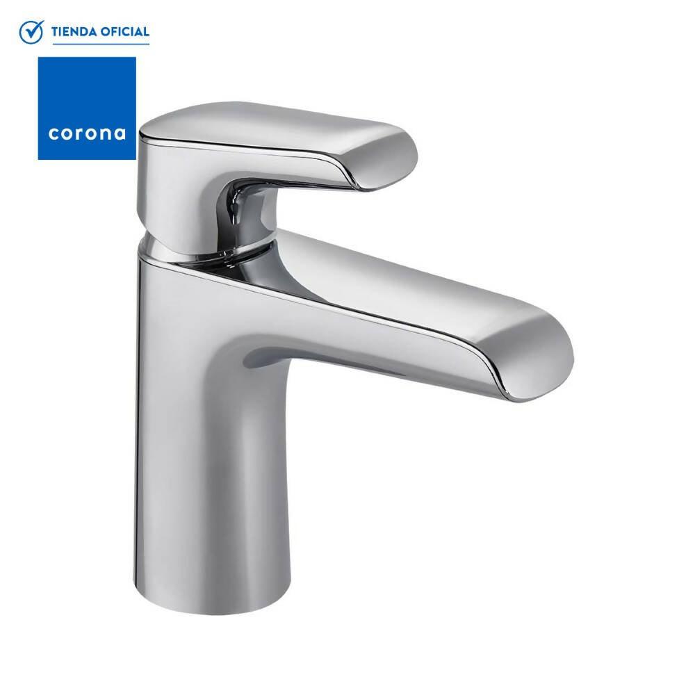 Grifería Lavamanos Corona Monocontrol Cascade Media Cromo - VIRTUAL MUEBLES