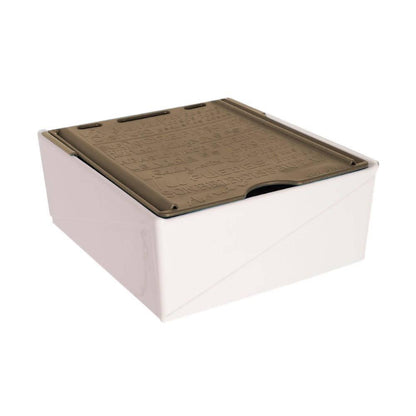 Lavadero Corona Plus 45 Con Estregadero Y Organizador Taupe - VIRTUAL MUEBLES