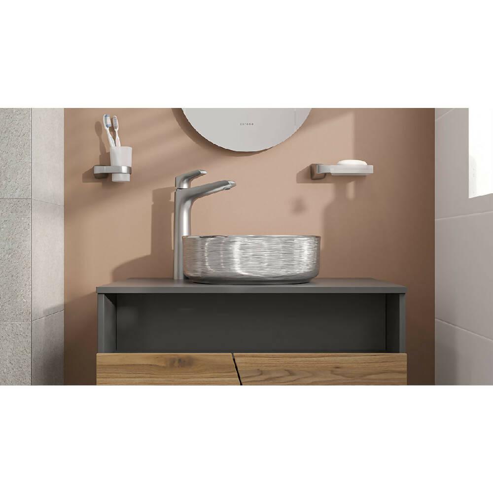 Lavamanos Corona Grafito Tipo Vessel - VIRTUAL MUEBLES