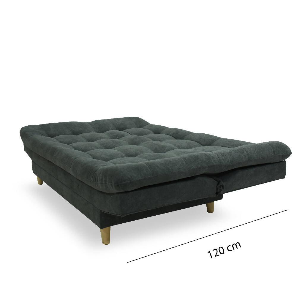 Sofá cama Moltochic lino grafito - VIRTUAL MUEBLES