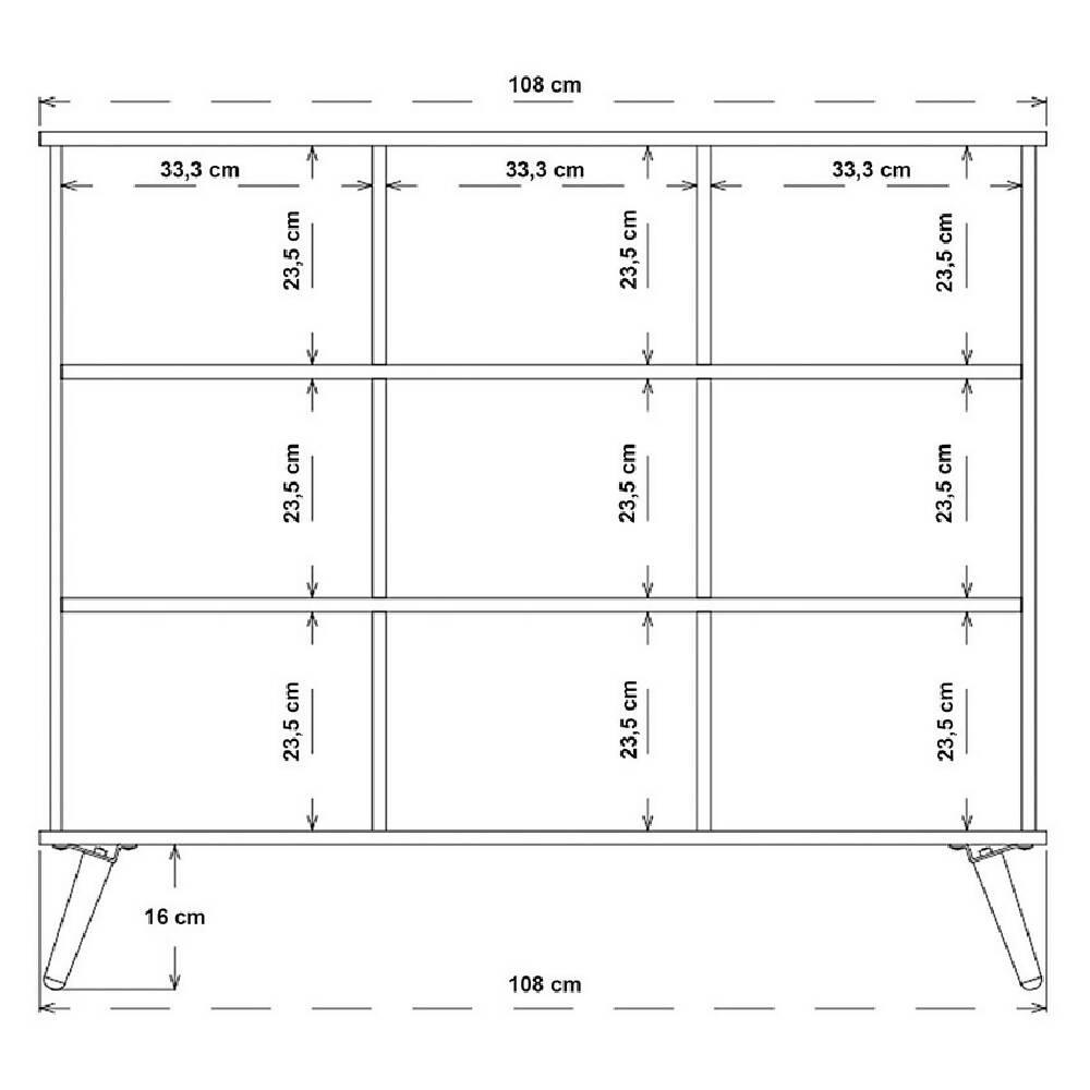 Estante Recife Blanco - VIRTUAL MUEBLES
