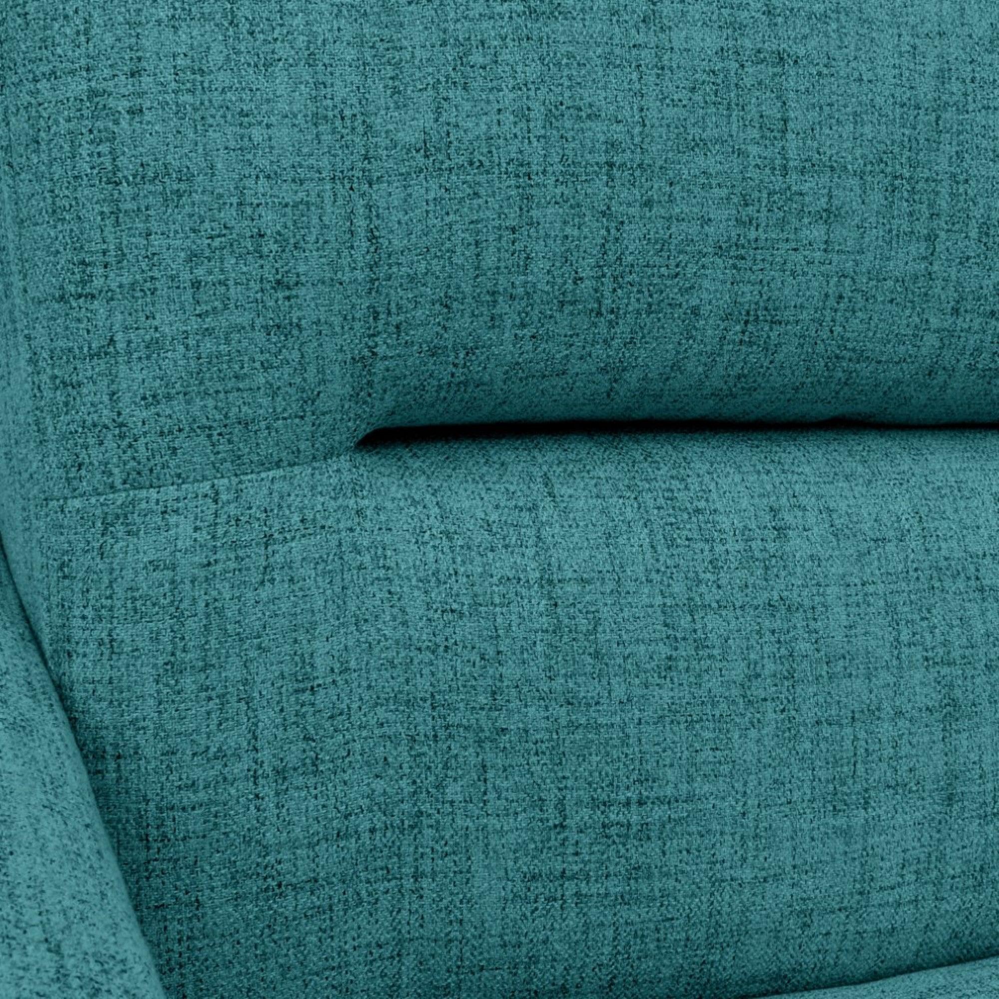 Sofa 2 Puestos Barza Tela Petroleo - VIRTUAL MUEBLES