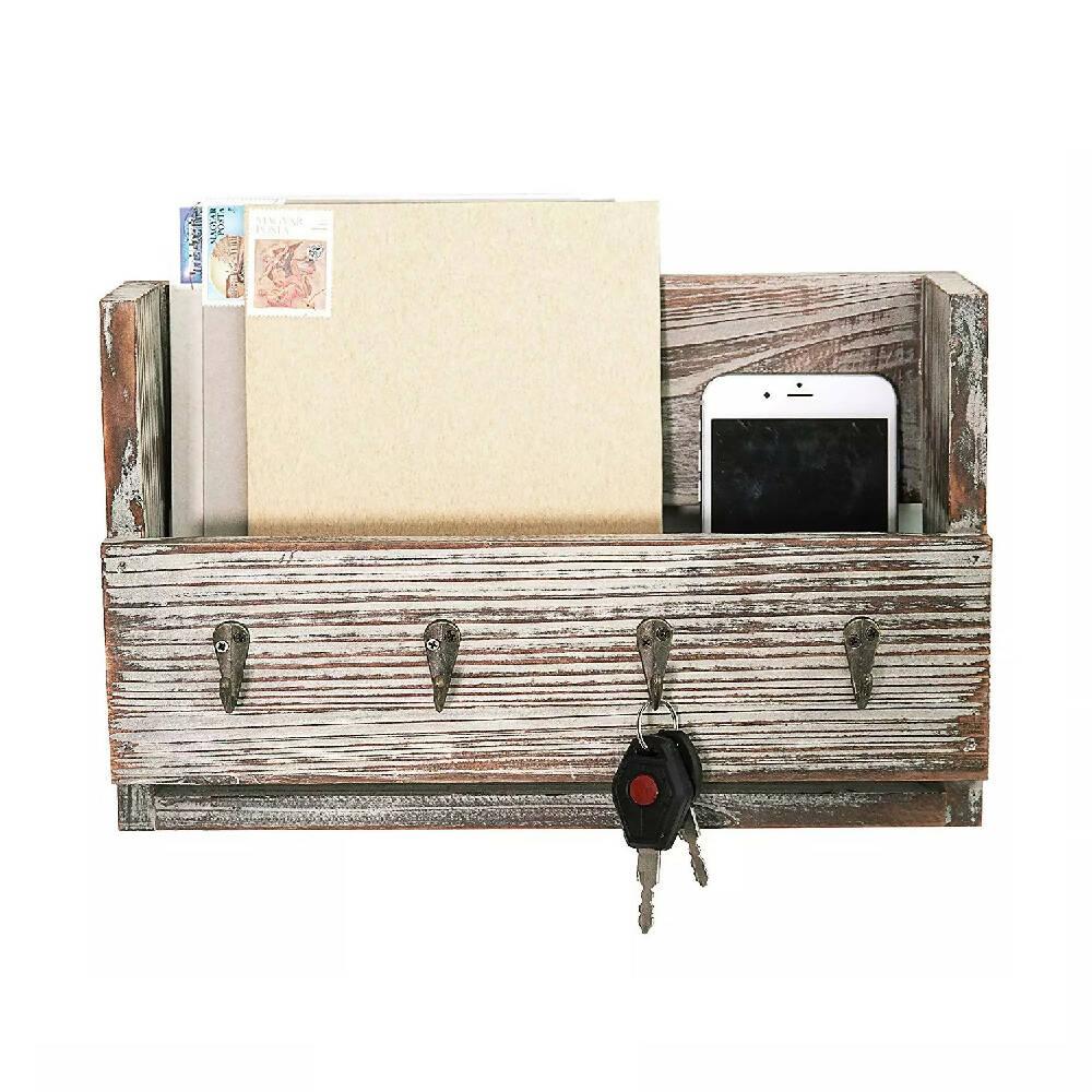 Repisa Correo Portallaves Vintage Blanco - VIRTUAL MUEBLES