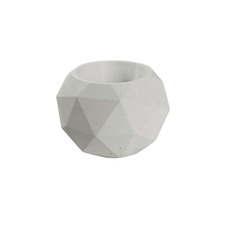 Matera Laia de Cemento 7.5x6.5 cm Blanco - VIRTUAL MUEBLES