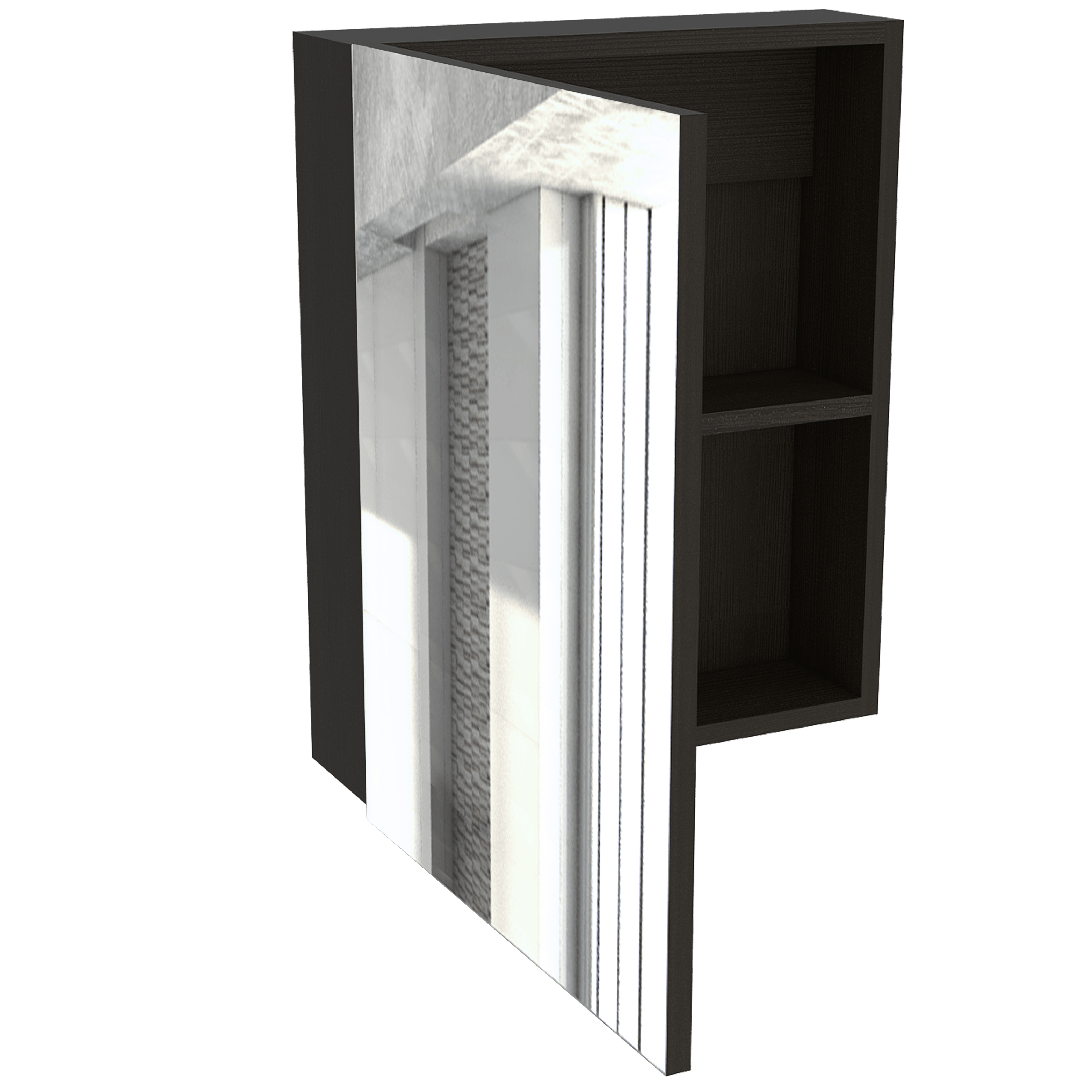 Gabinete de Baño Calix color Wengue X2.