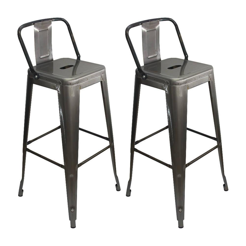 Kit x 2 Silla Titan Bar Tipo Tolix - Metal Rustic