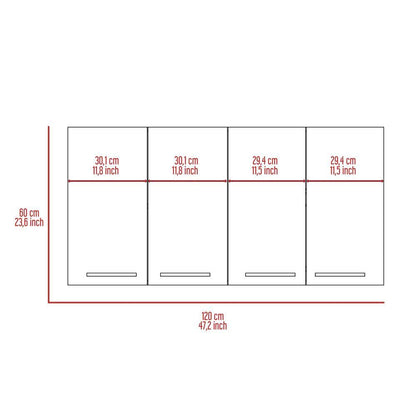 Gabinete Superior Frello color Wengue Para Cocina.