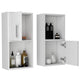Gabinete de Baño Aqua 4, Blanco, con Puerta Abatible X2