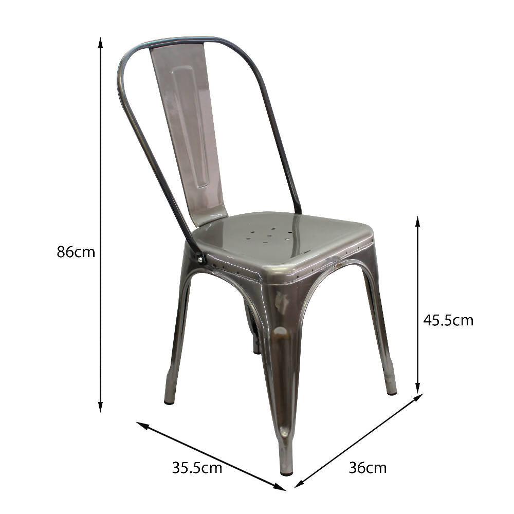 Silla Titan Tipo Tolix - Metal rustic