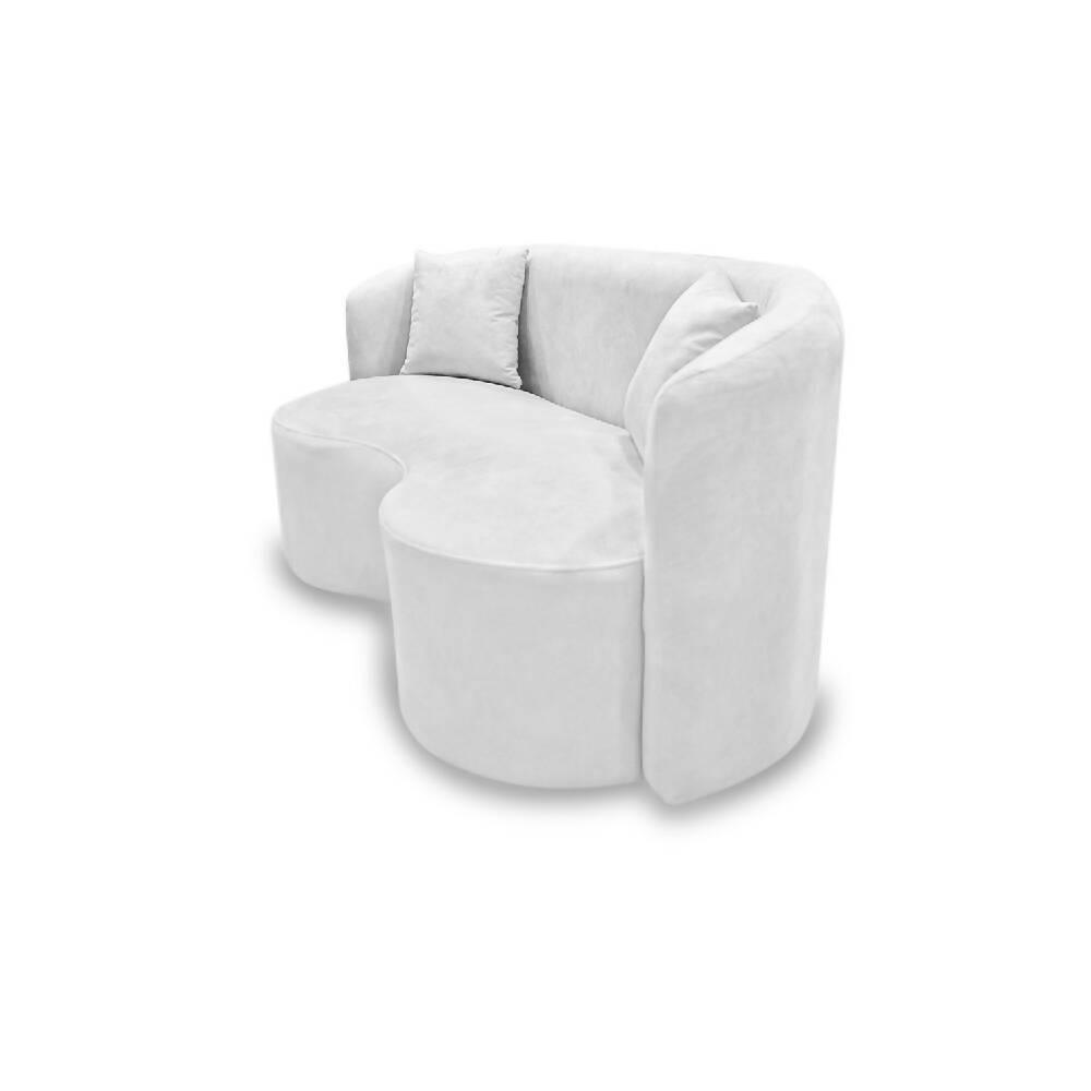 Sala curve blanca - VIRTUAL MUEBLES