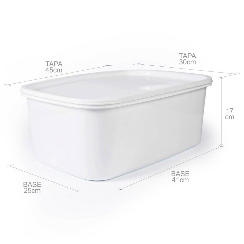 Recipiente plus 16L Blanco - Congelacion - VIRTUAL MUEBLES