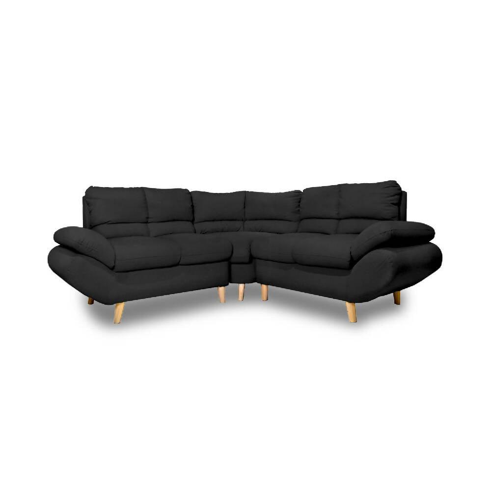 Esquinero Venecia negro - VIRTUAL MUEBLES