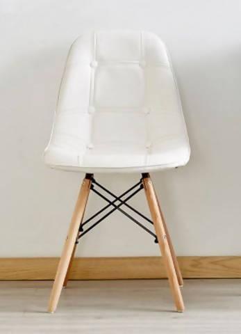 Silla Botones Eames Acolchada - Blanca - VIRTUAL MUEBLES