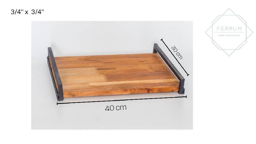 Tabla de corte KORTE - Teca - VIRTUAL MUEBLES