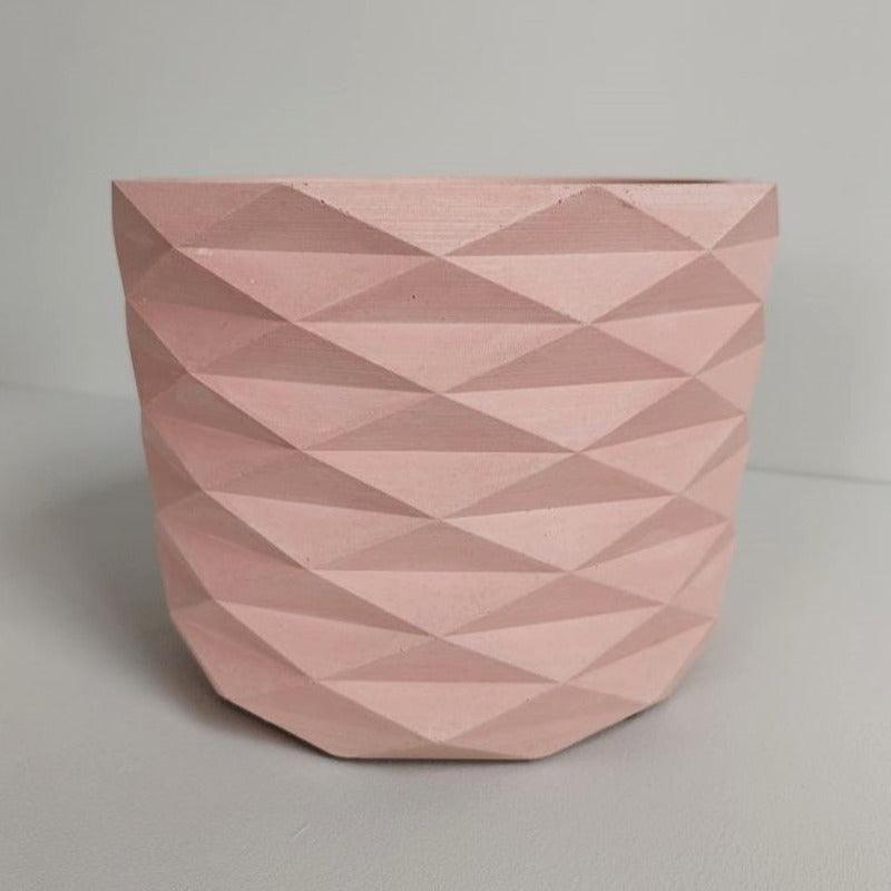 Matera Carlota Petty de Cemento 12.5x15 cm Palo de Rosa - VIRTUAL MUEBLES