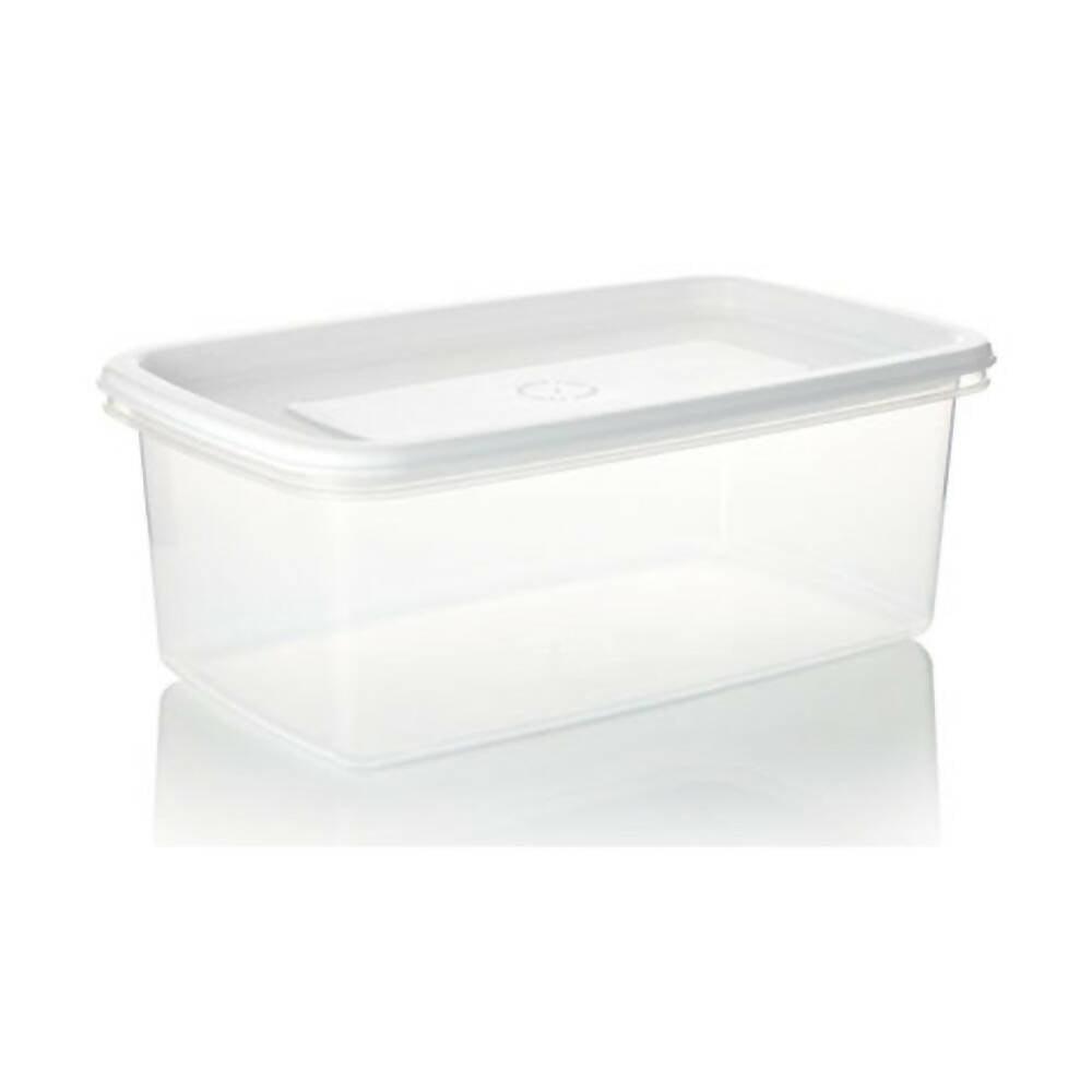 Recipiente Plus Rectangular 2L Blanco - VIRTUAL MUEBLES
