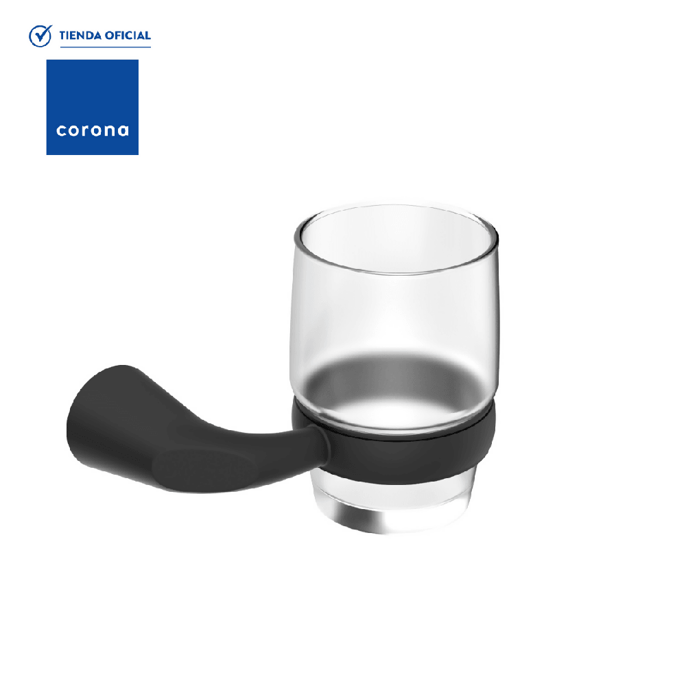Cepillera Corona Koral Mate Black - VIRTUAL MUEBLES