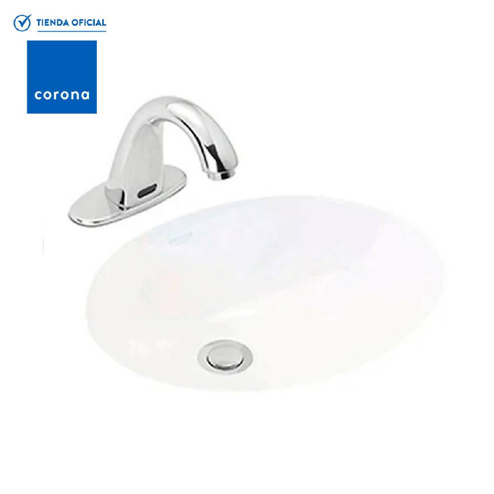 Lavamanos Corona San Lorenzo Petit Para Incrustar Blanco - VIRTUAL MUEBLES