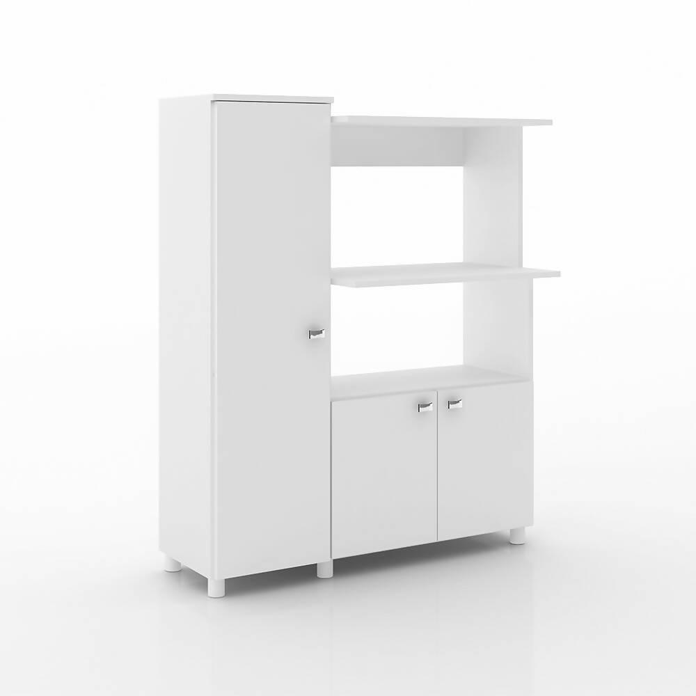 Mueble Auxiliar De Cocina Segovia Blanco - VIRTUAL MUEBLES