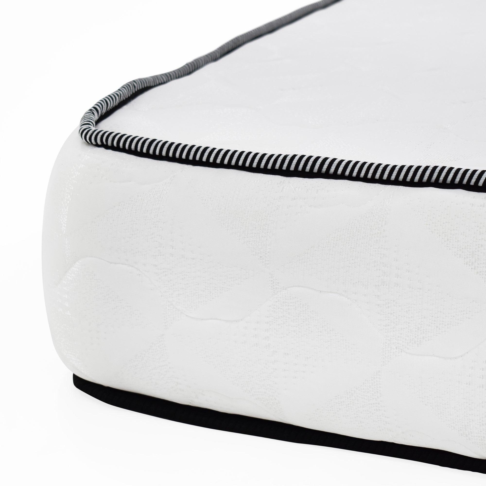 Colchon Columbus Queen 160 cm x 190 cm - Blanco - VIRTUAL MUEBLES
