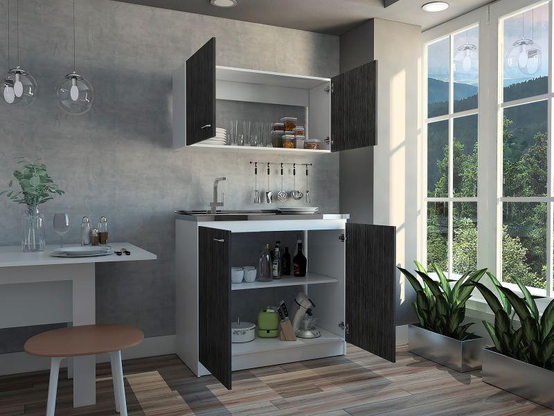 Cocina Integral Cantabria color Gris.