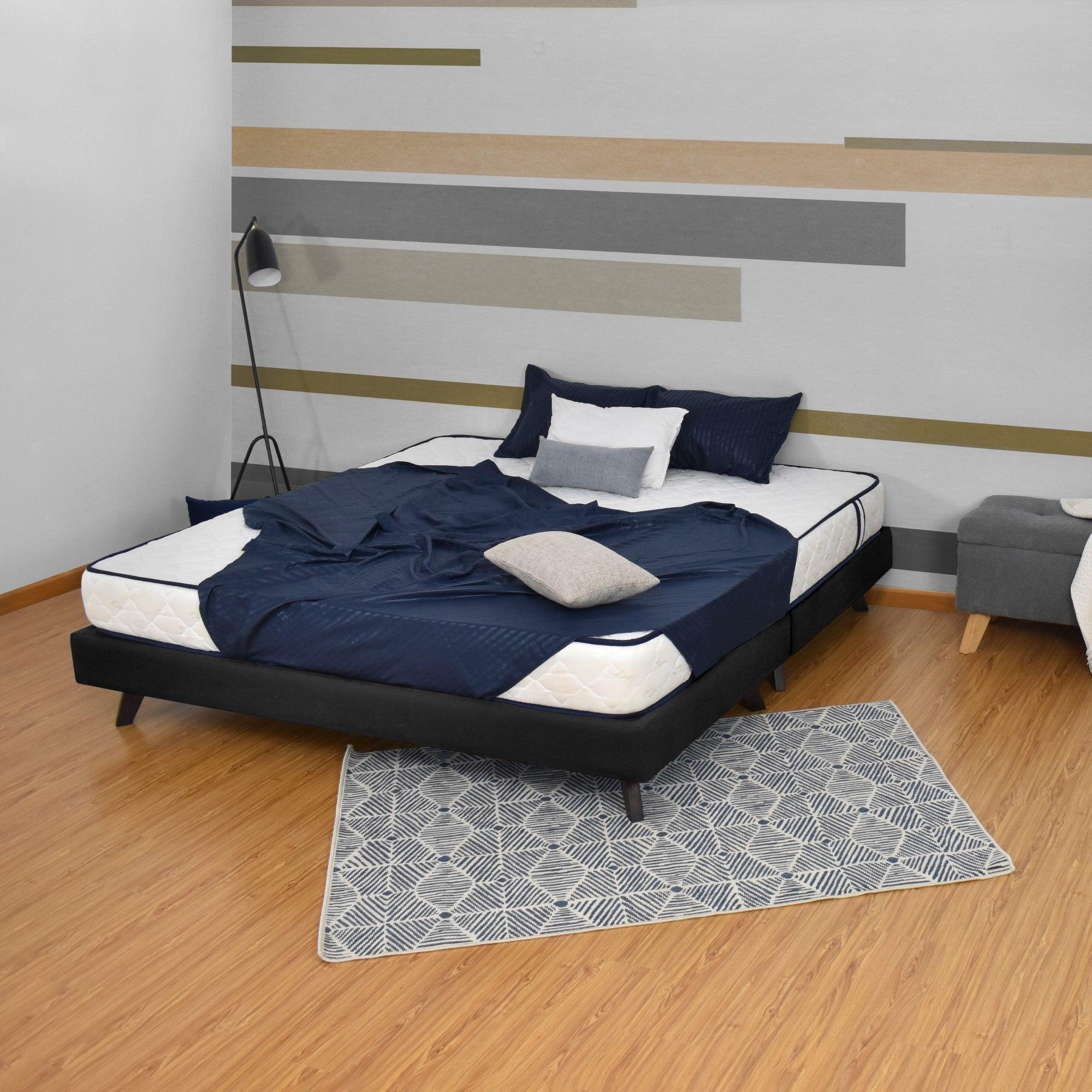 Colchon Versalles King 200 cm x 200 cm - Blanco - VIRTUAL MUEBLES