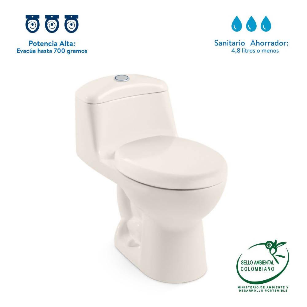 Sanitario Corona Smart Redondo Beige - VIRTUAL MUEBLES