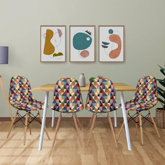 Set X 4 Sillas Aimes DKO Colors - VIRTUAL MUEBLES