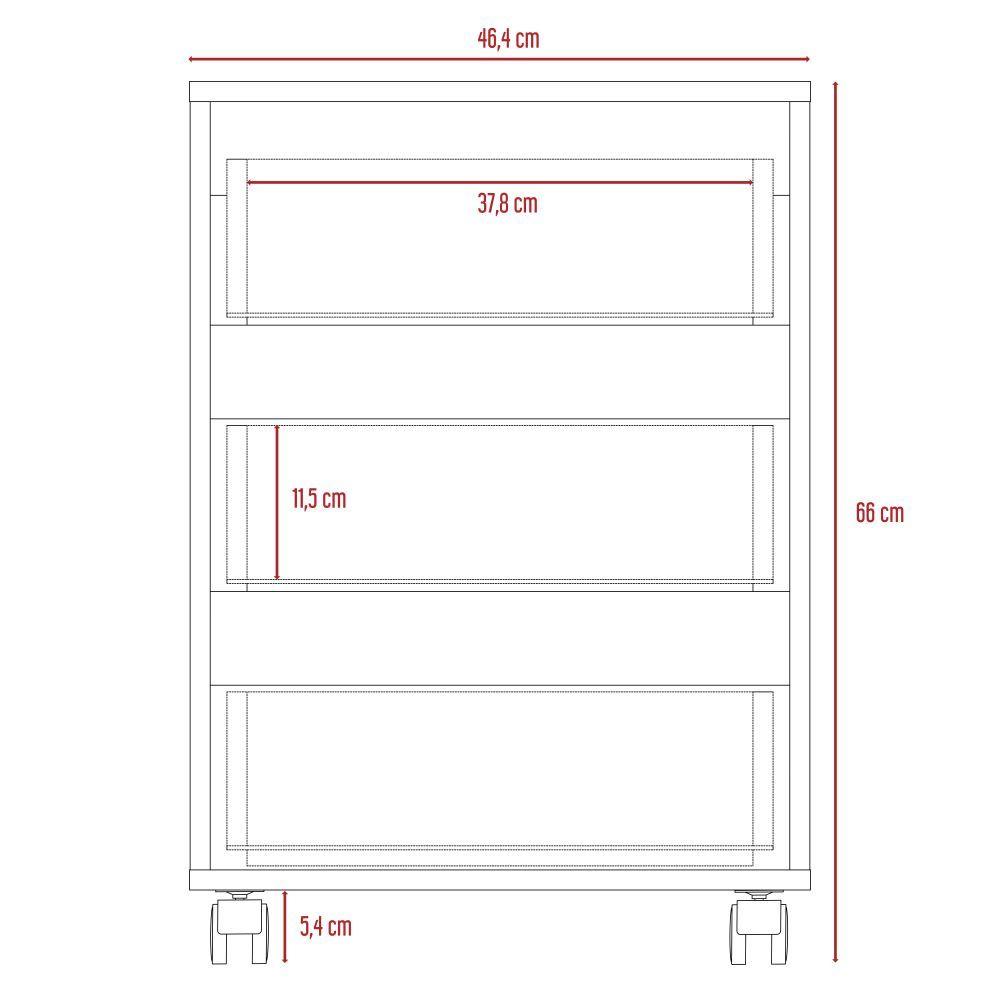 Organizador Kova color Blanco para Habitación.