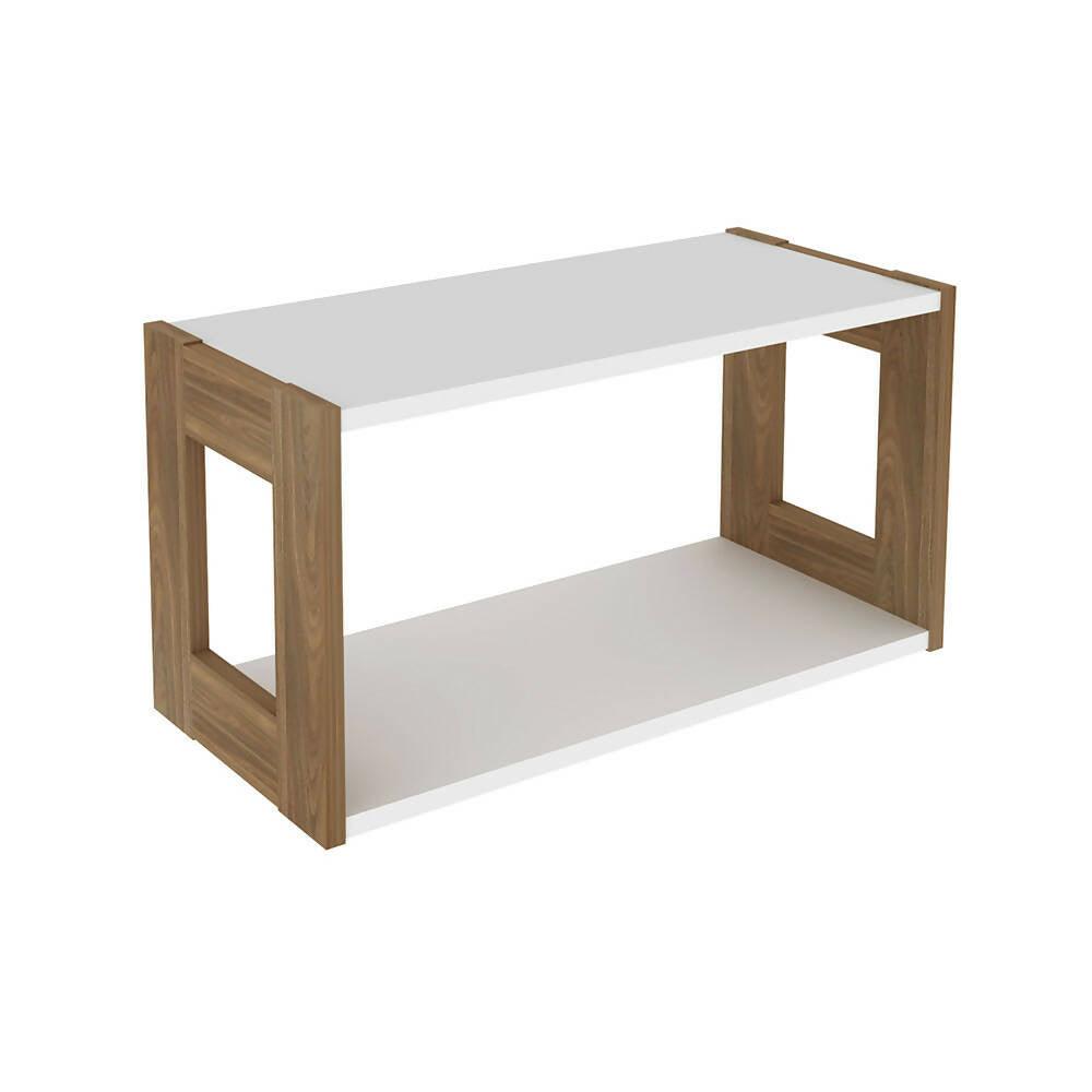 Repisa Oviedo Teca/Blanco - VIRTUAL MUEBLES