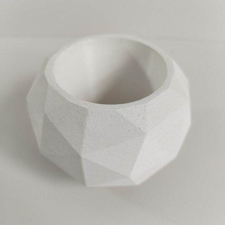 Matera Laia de Cemento 7.5x6.5 cm Blanco - VIRTUAL MUEBLES