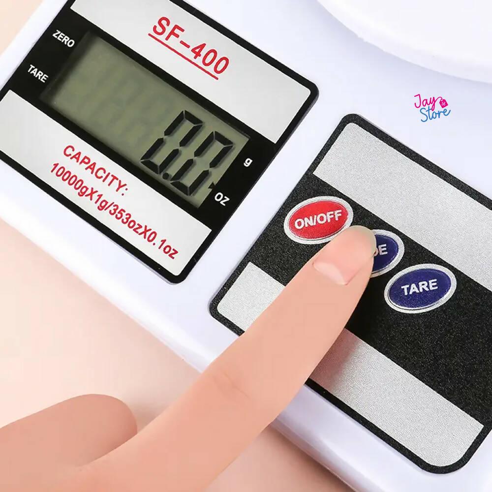 Balanza Gramera Bascula Digital Cocina Tara 10Kg Portátil Utensilios de Cocina