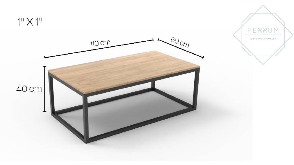 Mesa Centro Kendo Oscura - VIRTUAL MUEBLES
