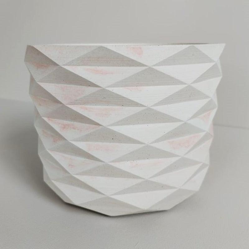Matera Carlota Petty de Cemento 12.5x15 cm Marmól Rosa - VIRTUAL MUEBLES