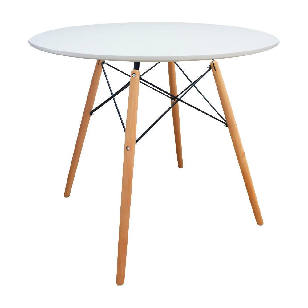 Mesa DKR Tipo Eames Tapa de Madera
