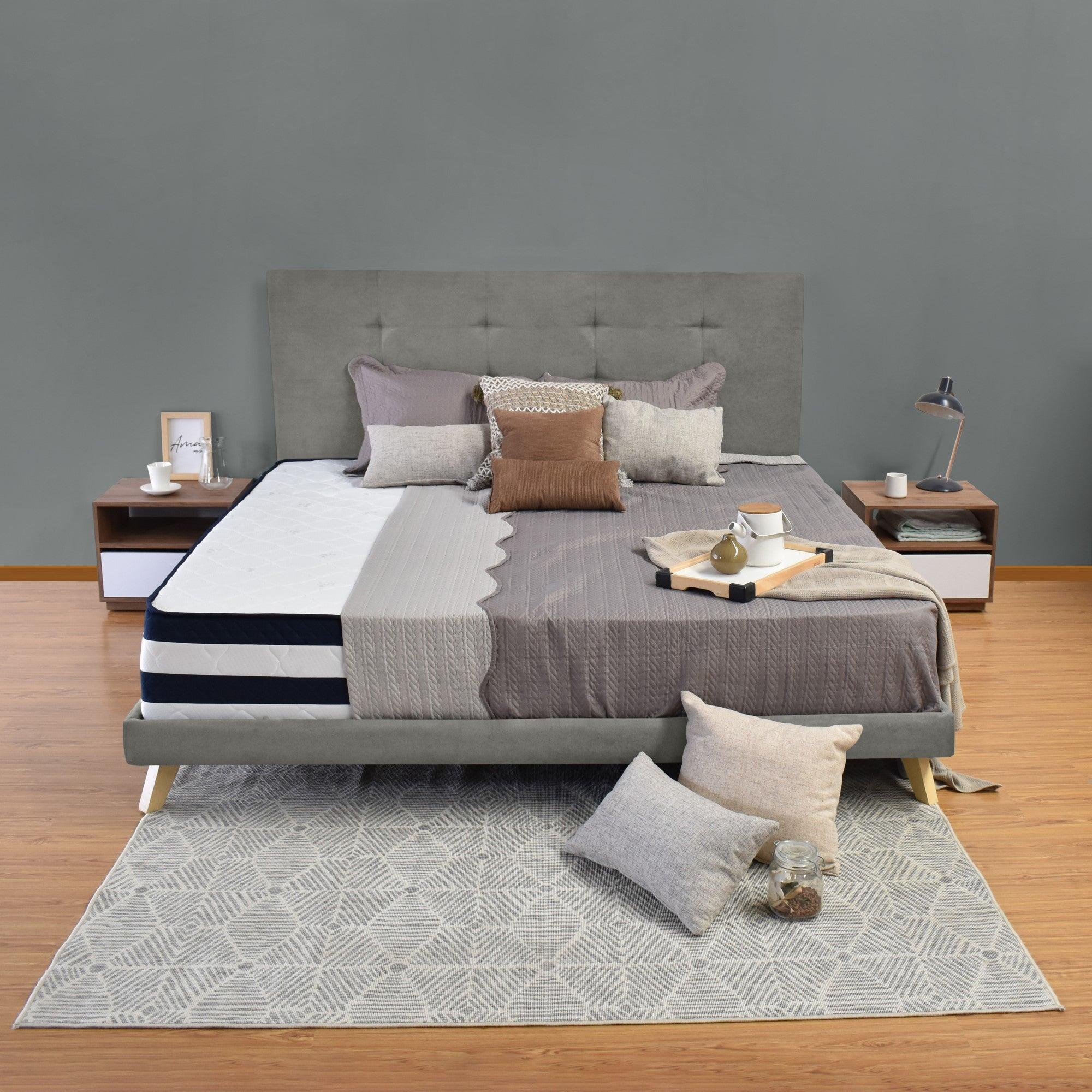 Colchon Venecia King 200 cm x 200 cm - Blanco - VIRTUAL MUEBLES