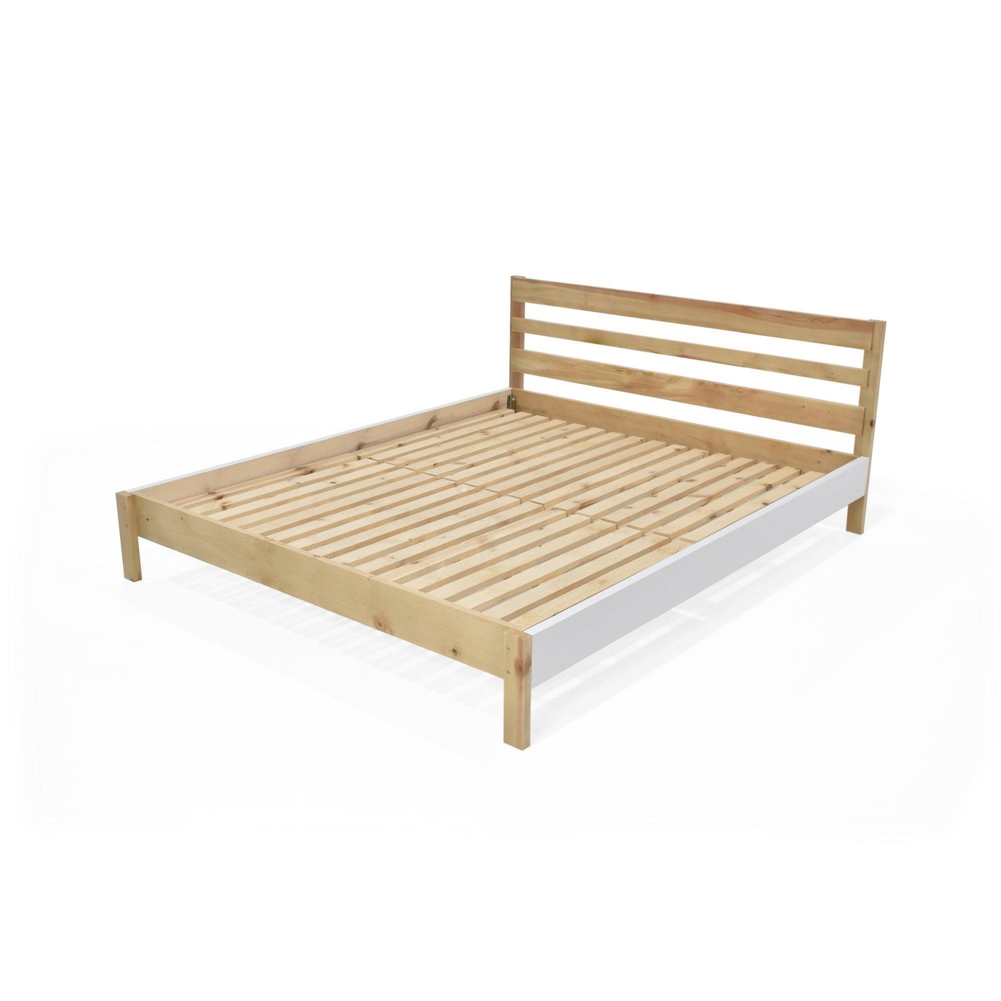 Cama Cincinnati Queen 166 cm x 201 cm- Natural - VIRTUAL MUEBLES