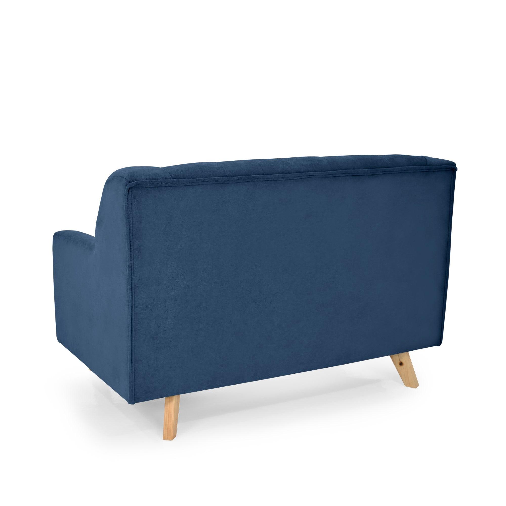 Sofa 2 Puestos Marruecos Tela Indigo - VIRTUAL MUEBLES