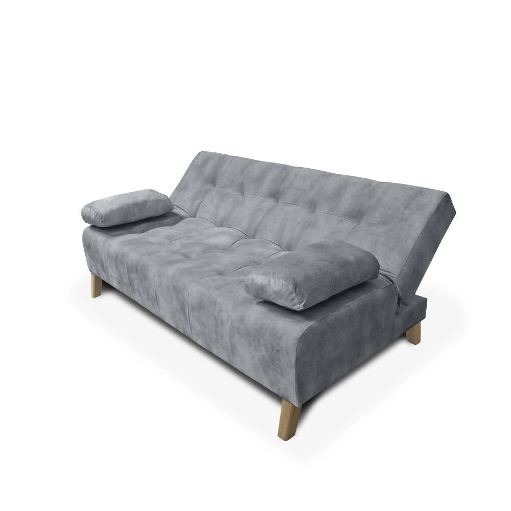 Sofa cama 3 Posiciones Leroy Tela Gris