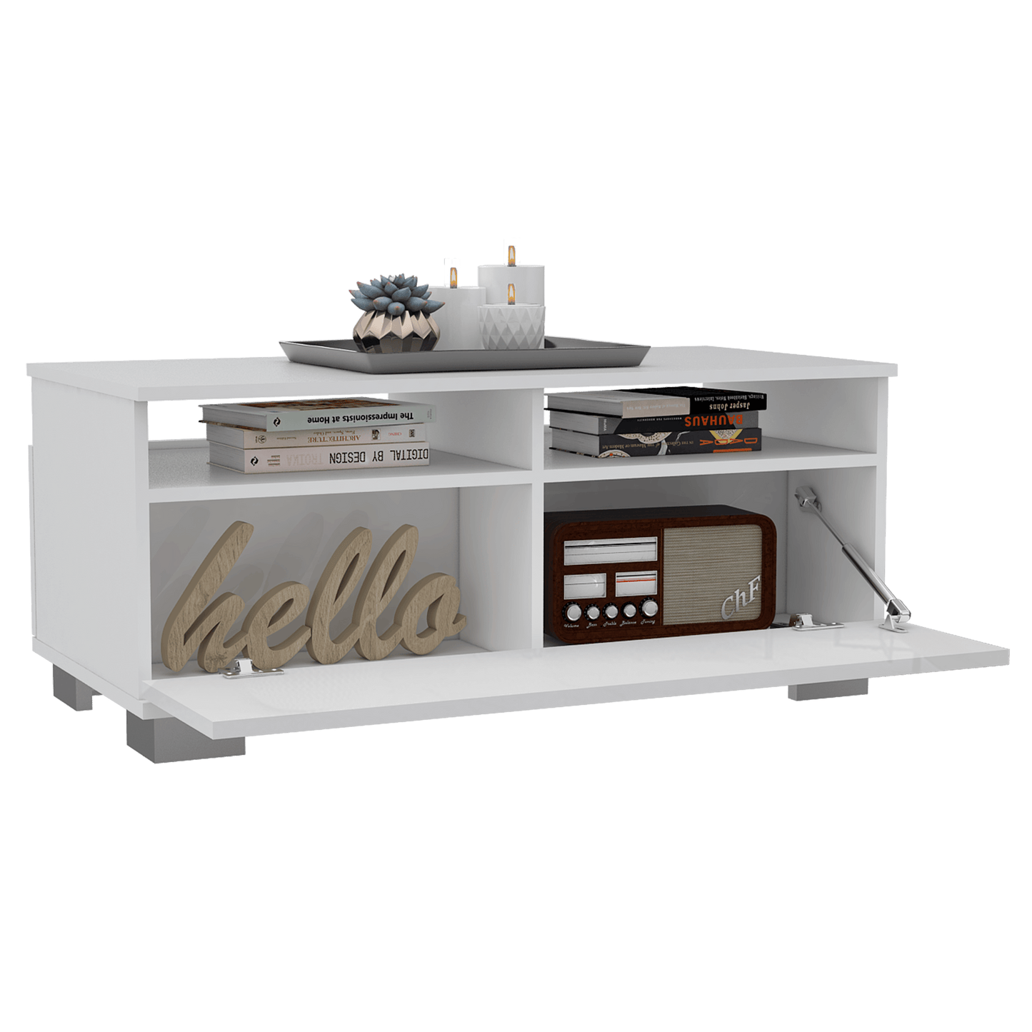 Combo para Sala Teramo, incluye Panel de TV y Mesa de Centro.