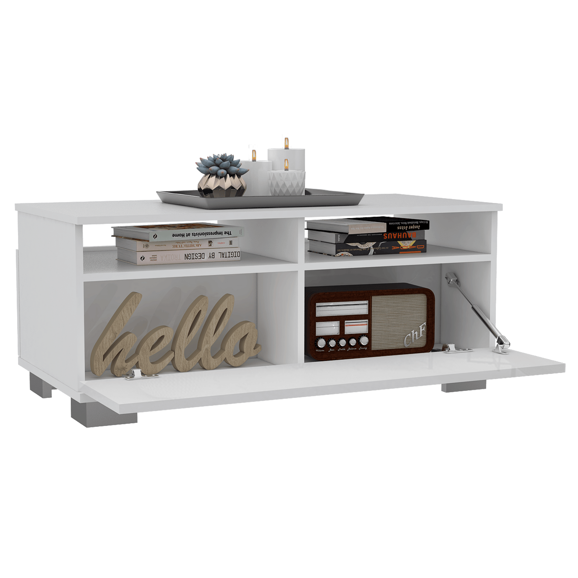 Combo para Sala Teramo, incluye Panel de TV y Mesa de Centro.