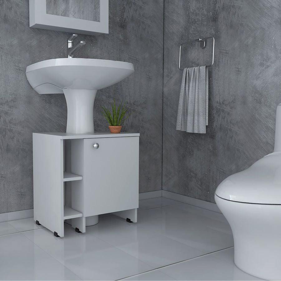 Combo para baño Morgana gabinete y mueble lavamanos blanco – vista 6