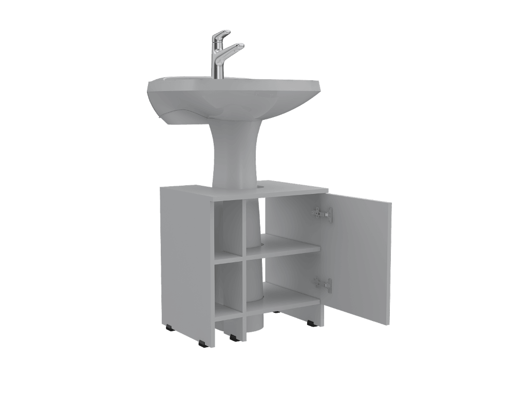 Combo para baño Morgana gabinete y mueble lavamanos blanco – vista 5