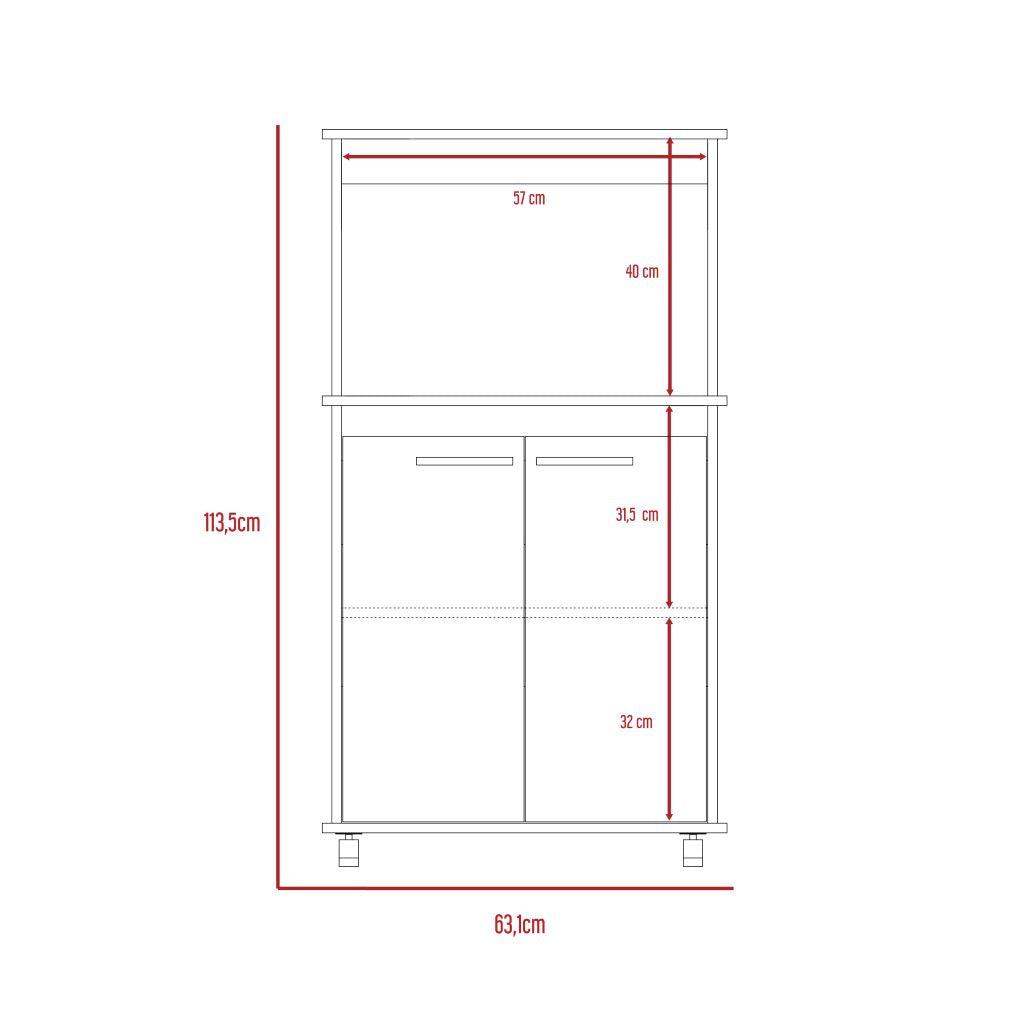 Módulo Microondas Delfi color Blanco para Cocina.