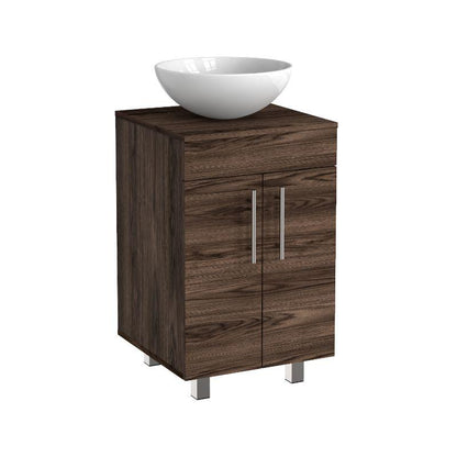 Mueble Lavamanos Donovan color Chocolate para Baño.