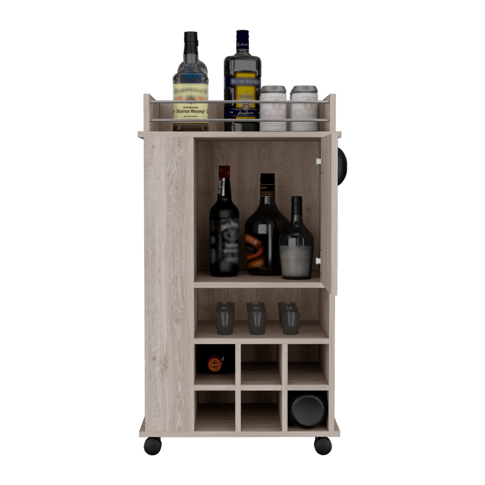 Bar Finland, Humo, con amplios espacios para ubicar y botellas ZF - VIRTUAL MUEBLES